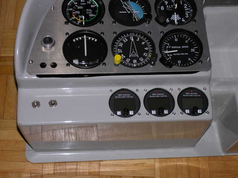 test fitting panel to instrument module