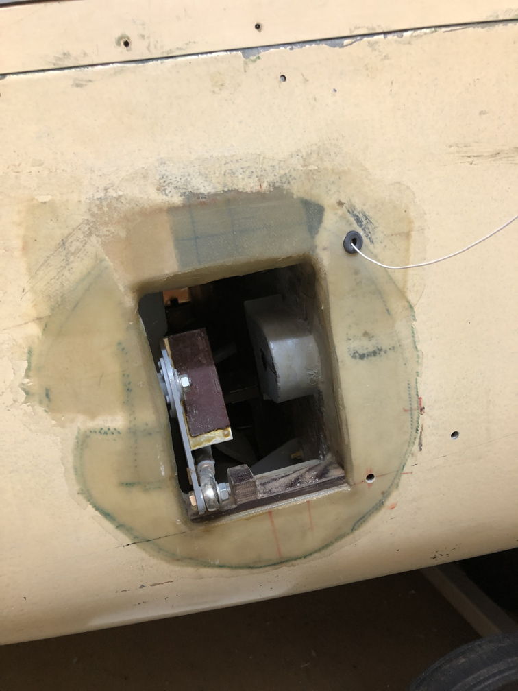 fuselage hole for OAT sensor
