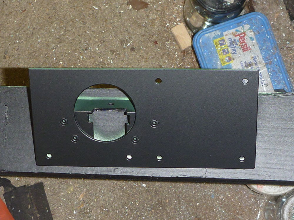 instrument panel blanking plate