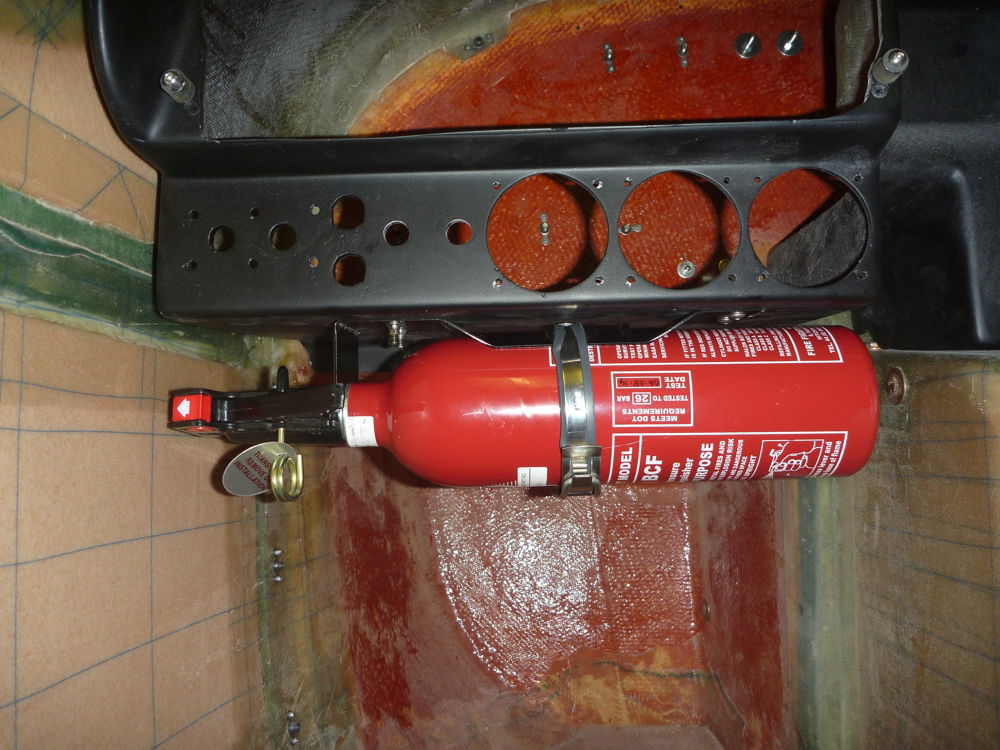 fire extinguisher fitted