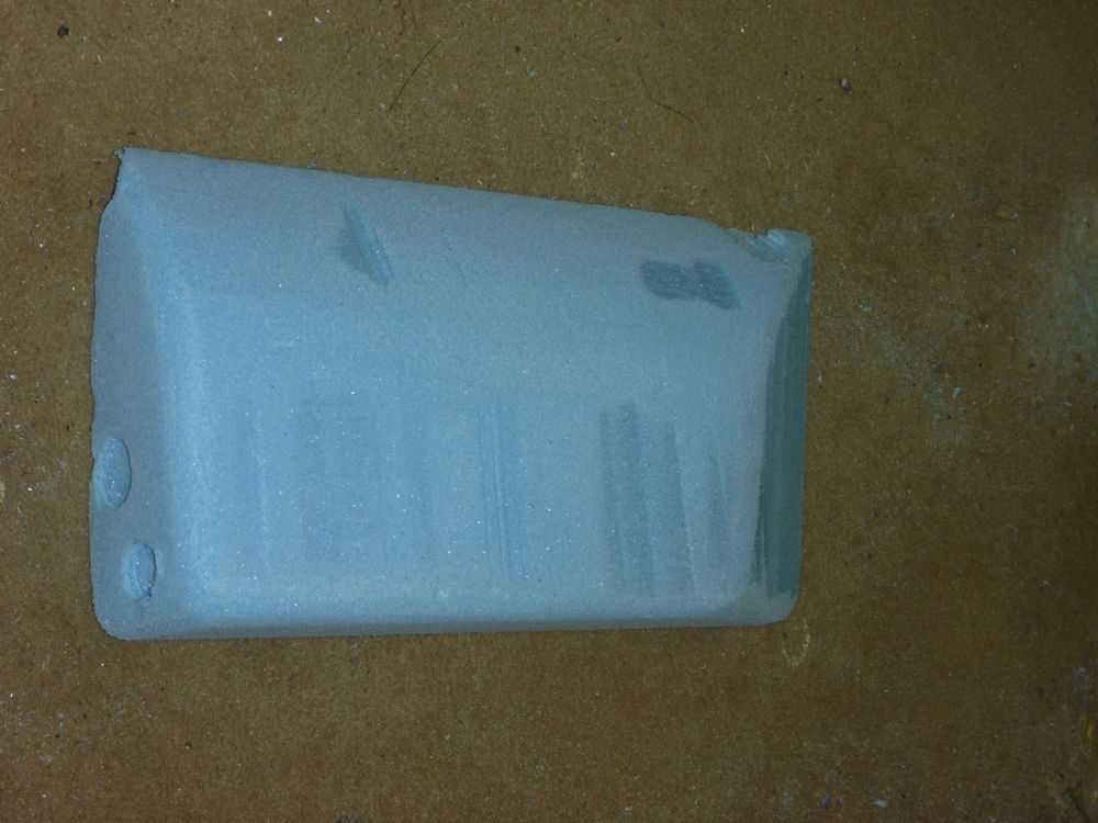 carving blue foam for seatpans