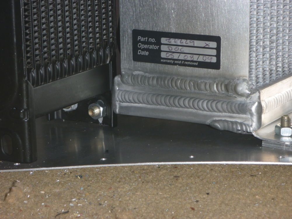 cooling duct gaps
