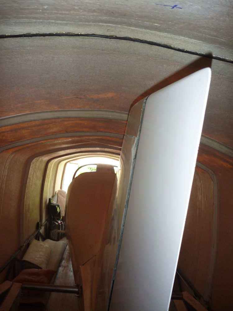 fuselage in trailer