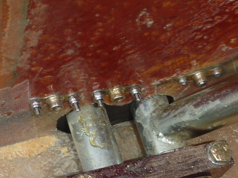 screws not rivets for anchor nut
