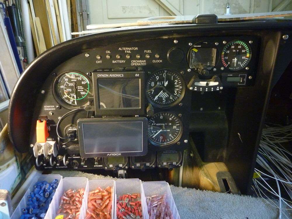 instrument panel fitted
