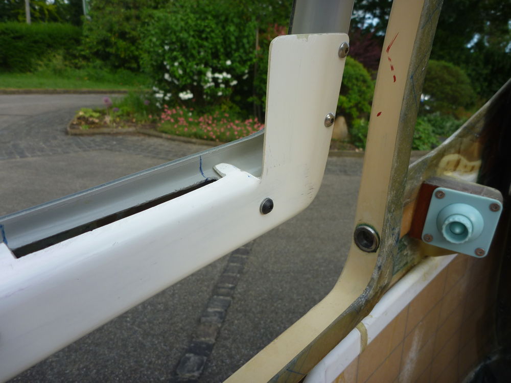 port door latch cover fitted