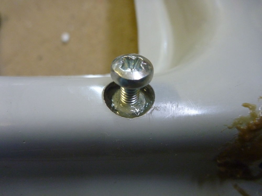 rivet nut hole repair curing
