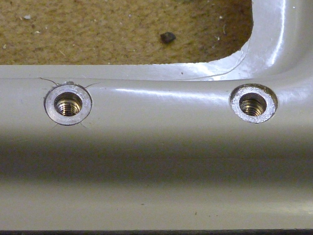 rivet nuts in starboard door