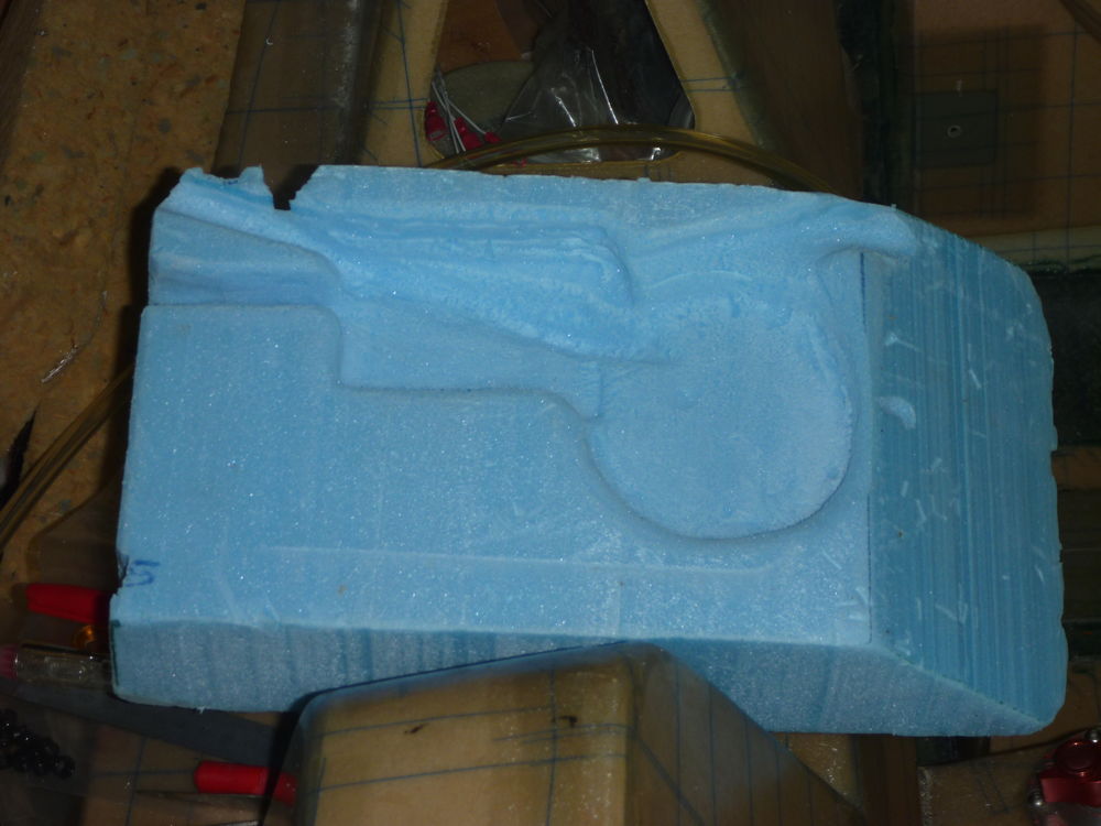 port seatpan blue foam recesses