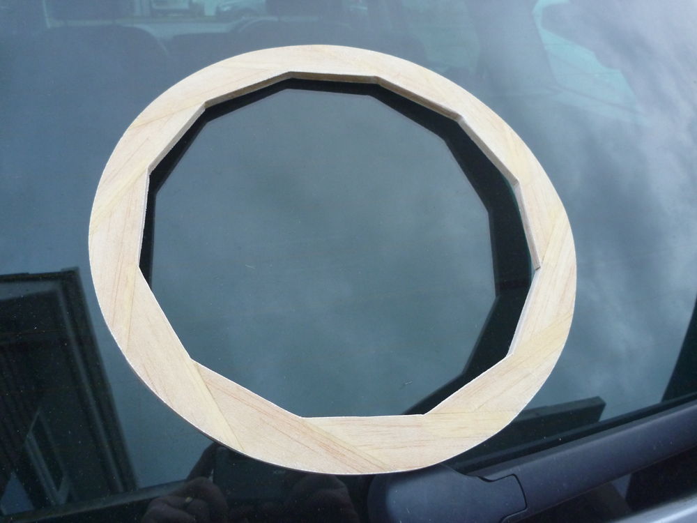 balsa cowl spacer ring glassed