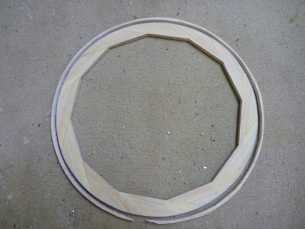 balsa cowl spacer ring trimmed