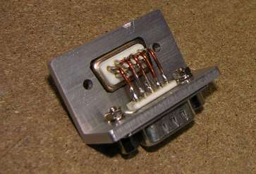 DB-9 right-angle adaptor