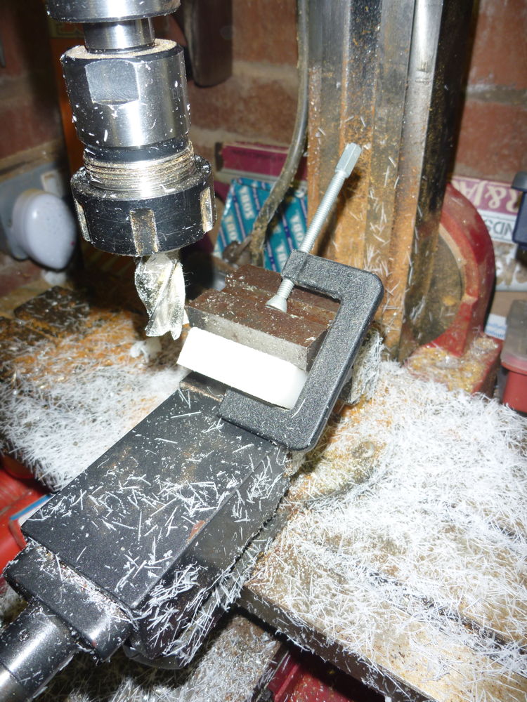 milling cover for right-angle connector