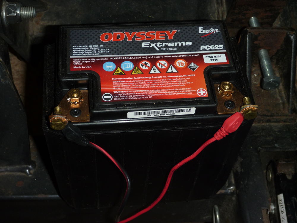 odyssey battery warranty