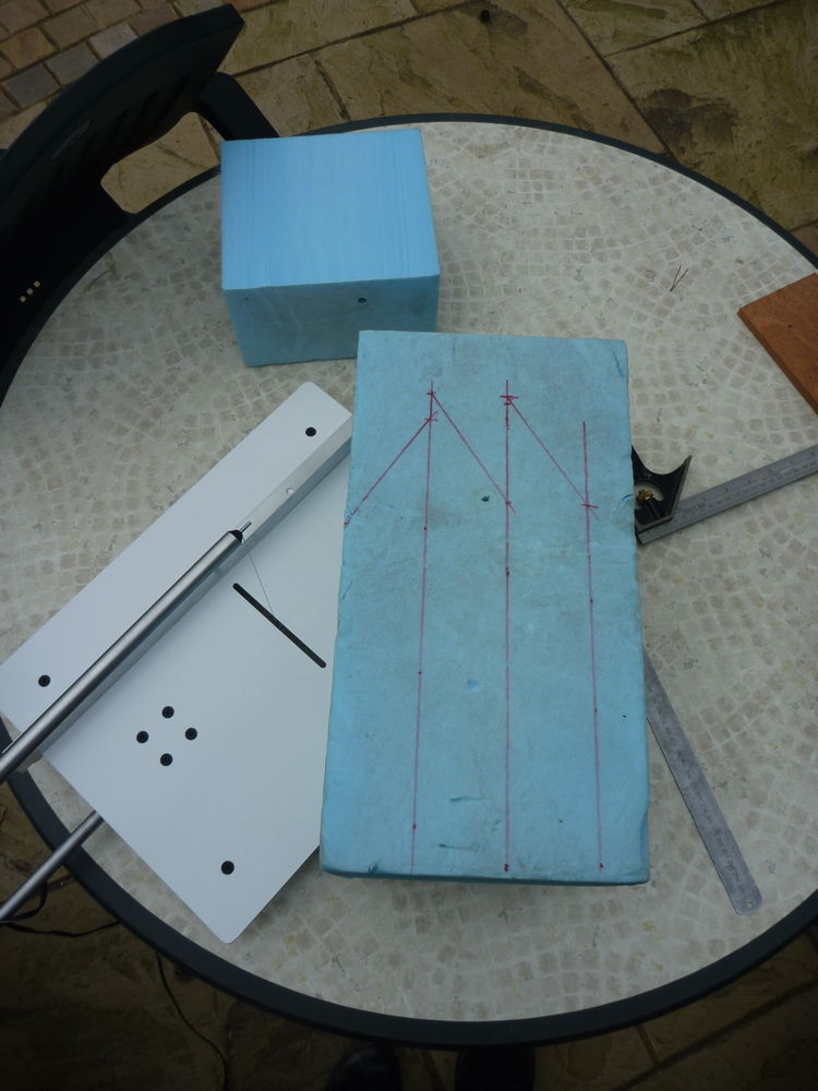 cutting blue foam for seat bases