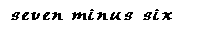 arithmetic