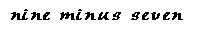 arithmetic