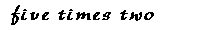 arithmetic