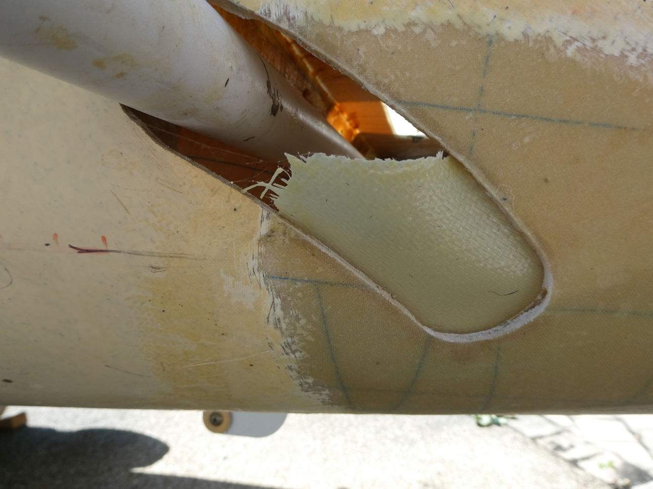 port flap slot repair