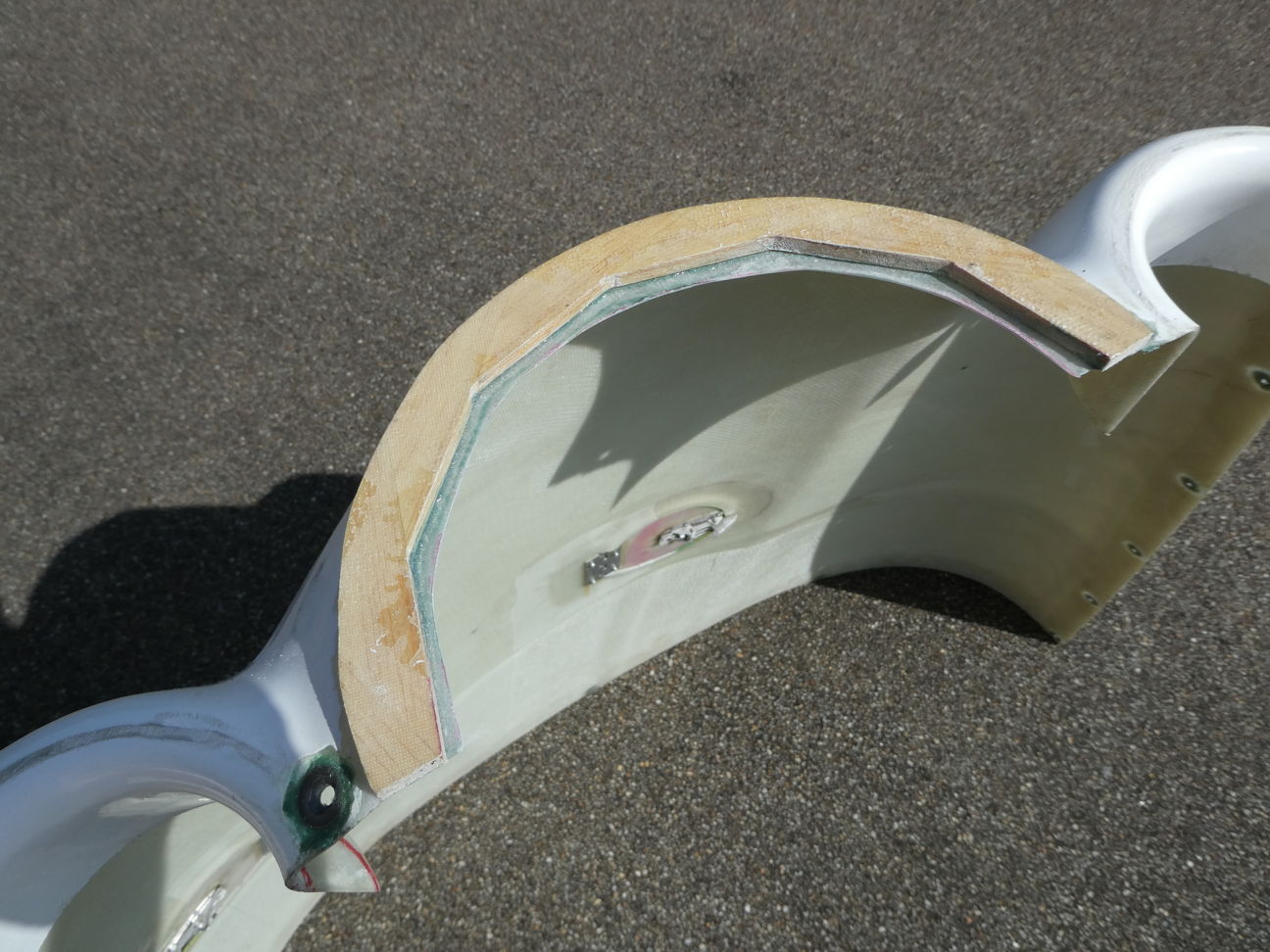 upper cowl propshaft hole enlarged